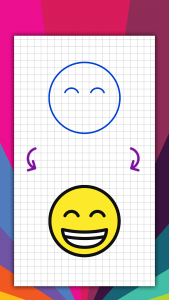 اسکرین شات برنامه How to draw emoticons, emoji 4