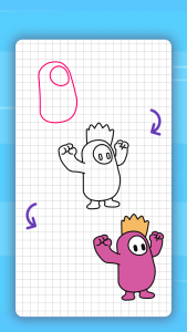 اسکرین شات 4 برنامه How to draw cute characters