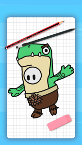 اسکرین شات 1 برنامه How to draw cute characters
