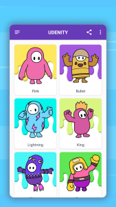 اسکرین شات 2 برنامه How to draw cute characters
