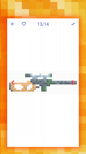 اسکرین شات برنامه How to draw pixel weapons 6