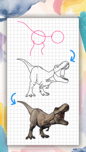 اسکرین شات 8 برنامه How to draw - learn to draw