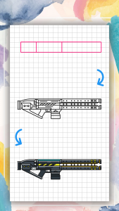 اسکرین شات برنامه How to draw - learn to draw 7