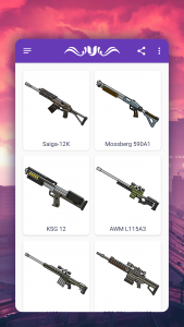 اسکرین شات 3 برنامه How to draw game weapons