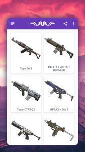اسکرین شات 2 برنامه How to draw game weapons