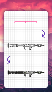 اسکرین شات 7 برنامه How to draw game weapons