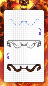 اسکرین شات 7 برنامه How to draw fantasy weapons