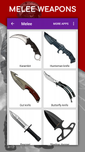 اسکرین شات 3 برنامه How to draw weapons by steps