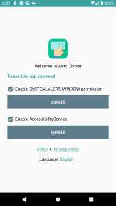 اسکرین شات برنامه Auto Clicker 2