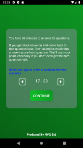 اسکرین شات برنامه IQ Test 1