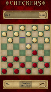 اسکرین شات بازی Checkers 1