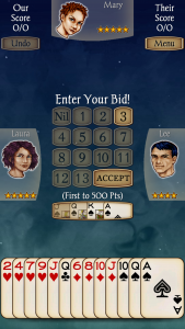 اسکرین شات بازی Spades 5
