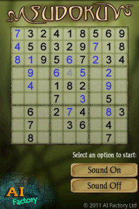 اسکرین شات بازی Sudoku 4
