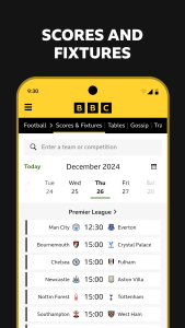 اسکرین شات 5 برنامه BBC Sport - News & Live Scores