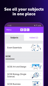 اسکرین شات برنامه BBC Bitesize - Exam Revision 1