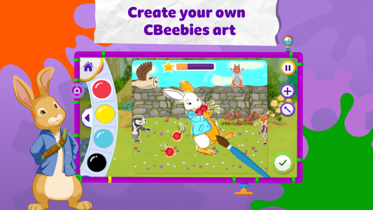 اسکرین شات بازی CBeebies Get Creative: Paint 4