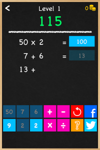 اسکرین شات بازی Numbers Game Math Brain Puzzle 1
