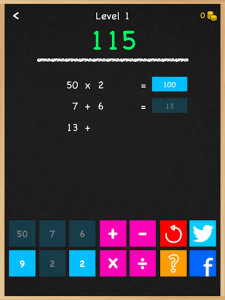 اسکرین شات بازی Numbers Game Math Brain Puzzle 5