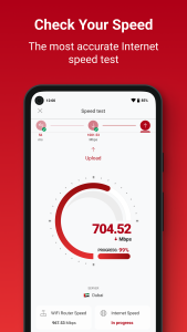 اسکرین شات 1 برنامه SpeedChecker Speed Test