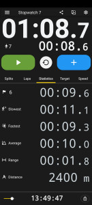 اسکرین شات برنامه Talking stopwatch multi timer 4