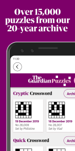 اسکرین شات بازی Guardian Puzzles & Crosswords 1