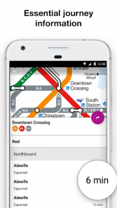 اسکرین شات برنامه Boston T - MBTA Subway Map and Route Planner 5