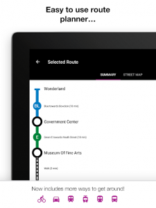اسکرین شات برنامه Boston T - MBTA Subway Map and Route Planner 8