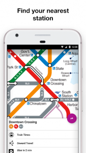 اسکرین شات برنامه Boston T - MBTA Subway Map and Route Planner 4