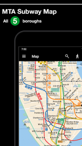 اسکرین شات برنامه New York Subway – Official MTA map of NYC 1