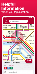 اسکرین شات برنامه Paris Metro – Map and Routes 4