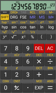 اسکرین شات 1 برنامه RealCalc Scientific Calculator