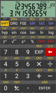 اسکرین شات 2 برنامه RealCalc Scientific Calculator
