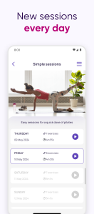 اسکرین شات برنامه 5 Minute Pilates 4