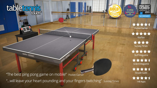 اسکرین شات بازی Table Tennis Touch 1