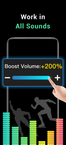 اسکرین شات برنامه Volume Booster: Sound+ Speaker 2