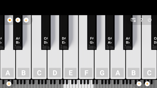 اسکرین شات 6 برنامه Mini Piano Lite