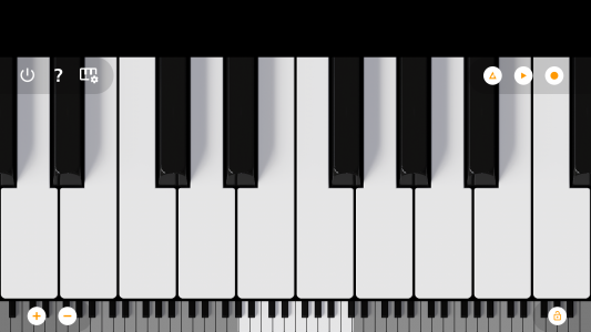 اسکرین شات برنامه Mini Piano Lite 1