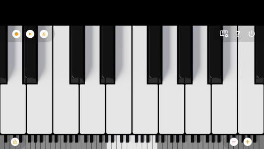 اسکرین شات 1 برنامه Mini Piano Lite