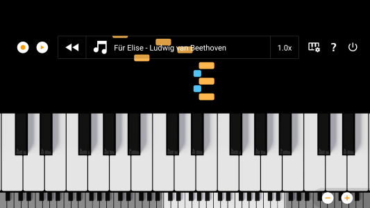 اسکرین شات برنامه Mini Piano Lite 3