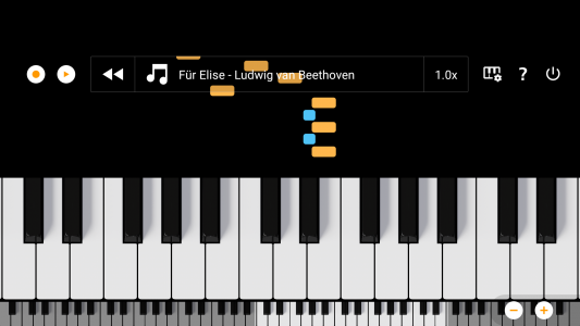 اسکرین شات برنامه Mini Piano Lite 4