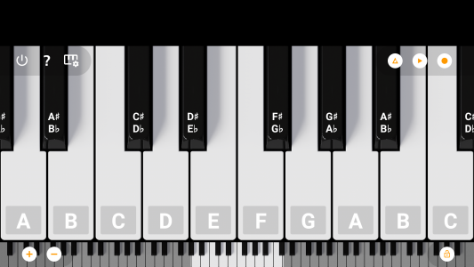 اسکرین شات برنامه Mini Piano Lite 6