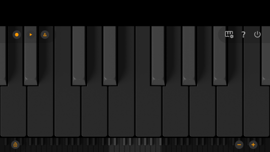 اسکرین شات 2 برنامه Mini Piano Lite
