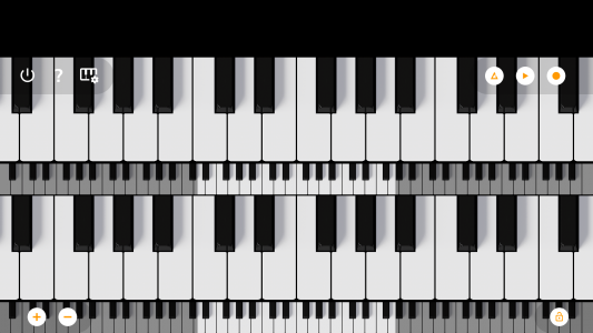 اسکرین شات برنامه Mini Piano Lite 8