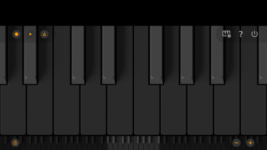 اسکرین شات 2 برنامه Mini Piano Lite