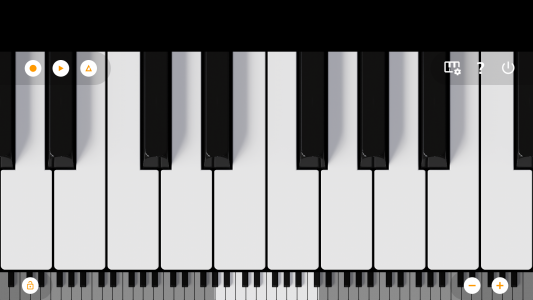 اسکرین شات 1 برنامه Mini Piano Lite
