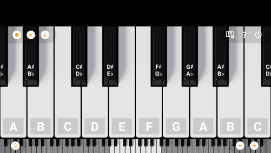 اسکرین شات برنامه Mini Piano Lite 5