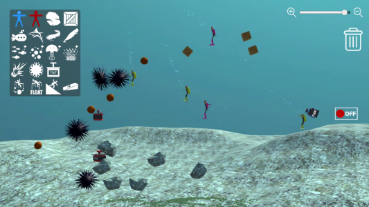 اسکرین شات بازی Underwater Ragdoll People Playground 3D 4