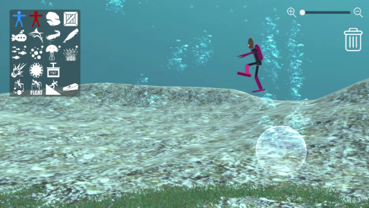 اسکرین شات بازی Underwater Ragdoll People Playground 3D 2
