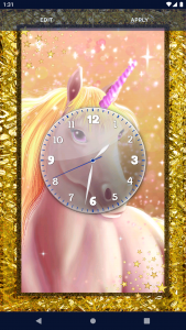 اسکرین شات برنامه Unicorn Fantasy Live Wallpaper 3