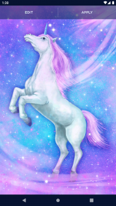 اسکرین شات برنامه Unicorn Fantasy Live Wallpaper 5